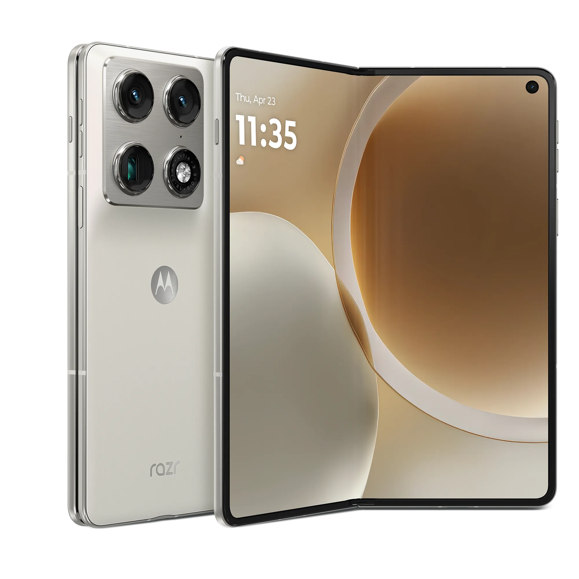 超薄板ガラスDinorex UTG®を採用したmotorola razr fold